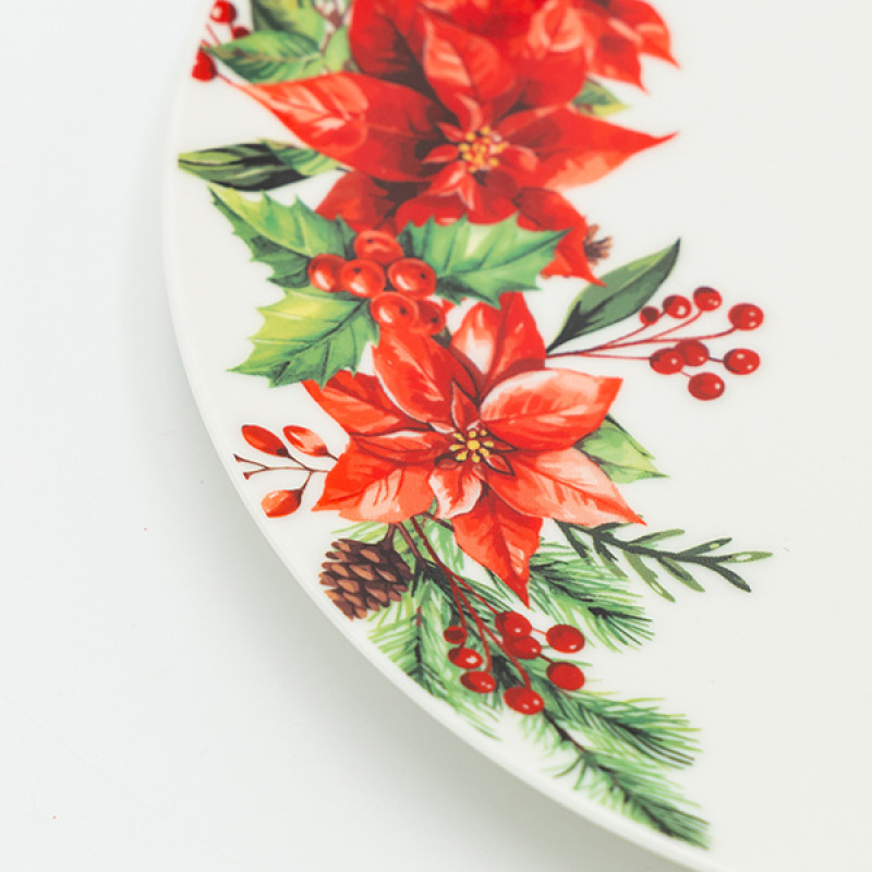 ΠΙΑΤΕΛΑ ΜΕ ΣΠΑΤΟΥΛΑ ΜΕ ΚΟΚΚΙΝΟ ΑΛΕΞΑΝΔΡΙΝΟ, 26.5cm