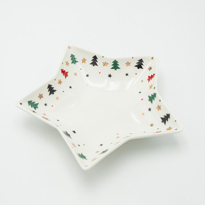 ΠΙΑΤΕΛΑ ΑΣΤΕΡΑΚΙ ΜΕ ΧΡΩΜΑΤΙΣΤΑ ΔΕΝΤΡΑΚΙΑ, 25cm