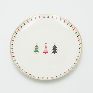 ΠΙΑΤΕΛΑ ΜΕ ΣΠΑΤΟΥΛΑ ΜΕ ΧΡΩΜΑΤΙΣΤΑ ΔΕΝΤΡΑΚΙΑ, 26.70cm