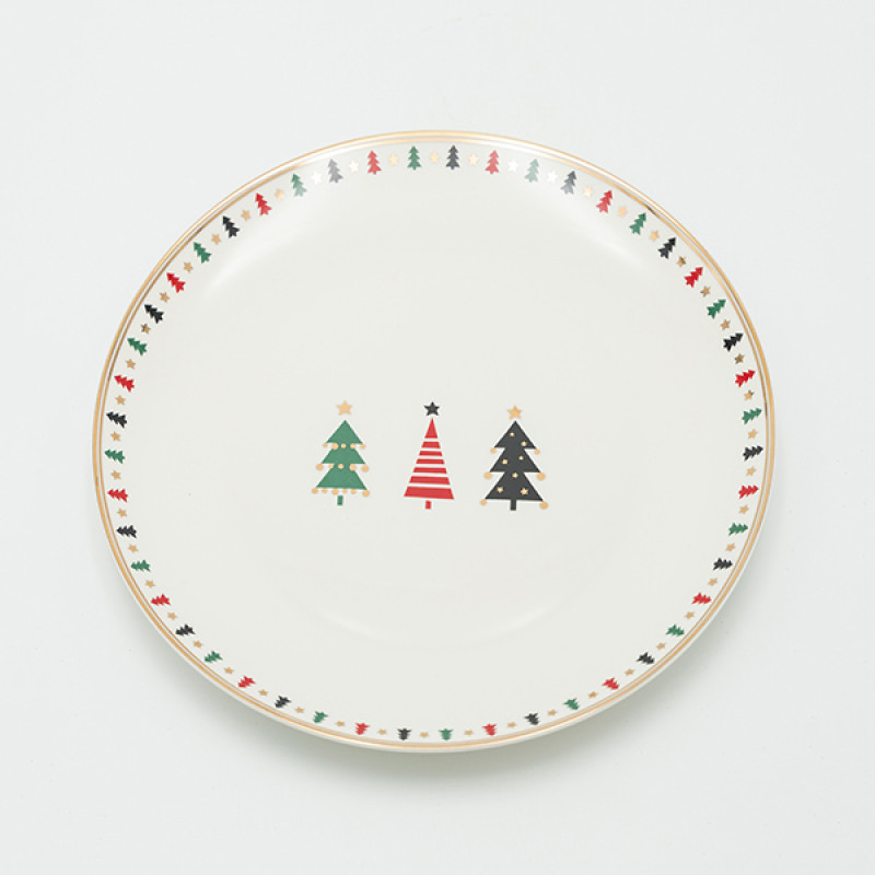 ΠΙΑΤΕΛΑ ΜΕ ΣΠΑΤΟΥΛΑ ΜΕ ΧΡΩΜΑΤΙΣΤΑ ΔΕΝΤΡΑΚΙΑ, 26.70cm