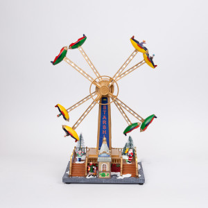 ΤΡΟΧΟΣ ΛΟΥΝΑ ΠΑΡΚ ΜΕ ΑΕΡΟΠΛΑΝΑΚΙΑ, ΜΕ ΜΟΥΣΙΚΗ, ΚΙΝΗΣΗ ΚΑΙ ΦΩΣ, ΜΕ ΜΕΤΑΣΧΗΜΑΤΙΣΤΗ, 36.5x19x47,5cm