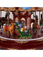 ΠΛΟΥΜΙΣΤΟ ΚΑΡΟΥΖΕΛ, ΜΕ ΜΟΥΣΙΚΗ, ΚΙΝΗΣΗ ΚΑΙ ΦΩΣ, ΜΕ ΜΕΤΑΣΧΗΜΑΤΙΣΤΗ, 42x44x44cm