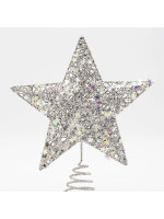 ΚΟΡΥΦΗ ΔΕΝΤΡΟΥ ΜΕ ΑΣΗΜΙ ΝΗΜΑ ΚΑΙ ΙΡΙΔΙΖΟΝΤΑ ΑΣΤΕΡΑΚΙΑ, 20x23cm