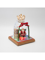 ΧΡΙΣΤΟΥΓΕΝΝΙΑΤΙΚΗ ΠΑΡΑΣΤΑΣΗ, ΣΤΕΜΜΑ, ΜΕ ΑΓΙΟ ΒΑΣΙΛΗ, ΦΩΤΙΖΟΜΕΝΟ, ΜΠΑΤΑΡΙΑΣ, 15.3x21cm