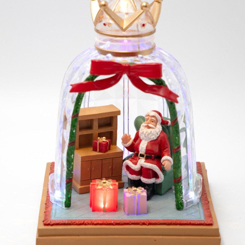 ΧΡΙΣΤΟΥΓΕΝΝΙΑΤΙΚΗ ΠΑΡΑΣΤΑΣΗ, ΣΤΕΜΜΑ, ΜΕ ΑΓΙΟ ΒΑΣΙΛΗ, ΦΩΤΙΖΟΜΕΝΟ, ΜΠΑΤΑΡΙΑΣ, 15.3x21cm