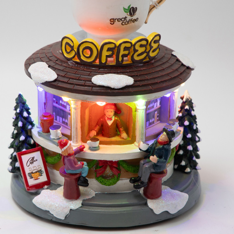 ΚΑΦΕΤΕΡΙΑ, ΜΕ ΠΕΡΙΣΤΡΕΦΟΜΕΝΗ ΚΟΥΠΑ, ΜΠΑΤΑΡΙΑΣ, 15x15x17cm