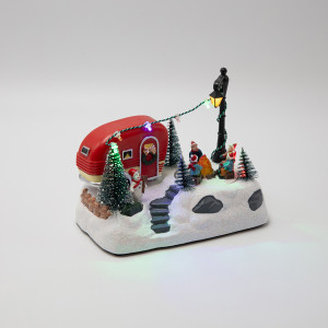 ΣΤΟΛΙΣΜΕΝΟ ΤΡΟΧΟΣΠΙΤΟ, ΦΩΤΙΖΟΜΕΝΟ, ΜΠΑΤΑΡΙΑΣ, 18x11x14cm