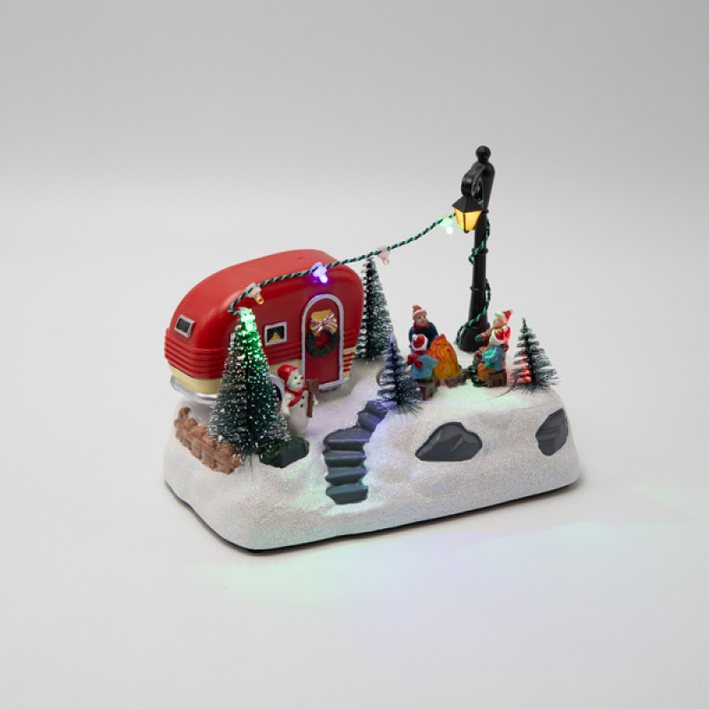 ΣΤΟΛΙΣΜΕΝΟ ΤΡΟΧΟΣΠΙΤΟ, ΦΩΤΙΖΟΜΕΝΟ, ΜΠΑΤΑΡΙΑΣ, 18x11x14cm