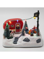 ΣΤΟΛΙΣΜΕΝΟ ΤΡΟΧΟΣΠΙΤΟ, ΦΩΤΙΖΟΜΕΝΟ, ΜΠΑΤΑΡΙΑΣ, 18x11x14cm