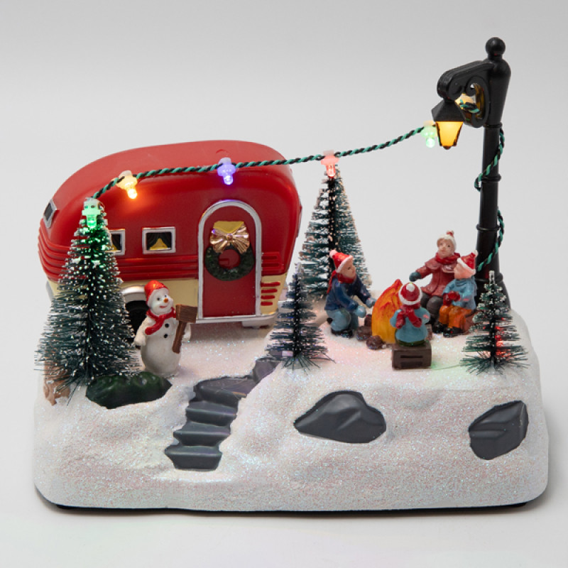 ΣΤΟΛΙΣΜΕΝΟ ΤΡΟΧΟΣΠΙΤΟ, ΦΩΤΙΖΟΜΕΝΟ, ΜΠΑΤΑΡΙΑΣ, 18x11x14cm