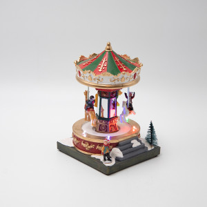 ΜΙΚΡΟ ΚΑΡΟΥΖΕΛ, ΦΩΤΙΖΟΜΕΝΟ, ΜΠΑΤΑΡΙΑΣ, 12x13x18.5cm