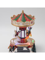 ΜΙΚΡΟ ΚΑΡΟΥΖΕΛ, ΦΩΤΙΖΟΜΕΝΟ, ΜΠΑΤΑΡΙΑΣ, 12x13x18.5cm