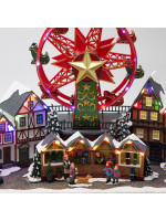 ΧΡΙΣΤΟΥΓΕΝΝΙΑΤΙΚΗ ΠΛΑΤΕΙΑ, ΜΕ ΡΟΔΑ, ΜΕ ΜΕΤΑΣΧΗΜΑΤΙΣΤΗ, 40x21x31cm