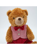 ΑΡΚΟΥΔΑΚΙ ΜΕ ΡΟΖ ΚΑΡΟ ΓΙΛΕΚΟ, ΚΑΘΙΣΤΟ, 23cm