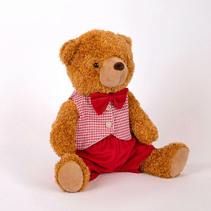 ΑΡΚΟΥΔΑΚΙ ΜΕ ΡΟΖ ΚΑΡΟ ΓΙΛΕΚΟ, ΚΑΘΙΣΤΟ, 29cm