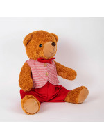 ΑΡΚΟΥΔΑΚΙ ΜΕ ΡΟΖ ΚΑΡΟ ΓΙΛΕΚΟ, ΚΑΘΙΣΤΟ, 40cm