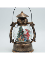 ΦΑΝΑΡΙ ΜΕ ΑΓΙΟ ΒΑΣΙΛΗ, ΜΕ ΝΕΡΟ ΣΤΟ ΕΣΩΤΕΡΙΚΟ, ΦΩΤΙΖΟΜΕΝΟ, ΜΠΑΤΑΡΙΑΣ, TIMER, 14x11x20.50cm