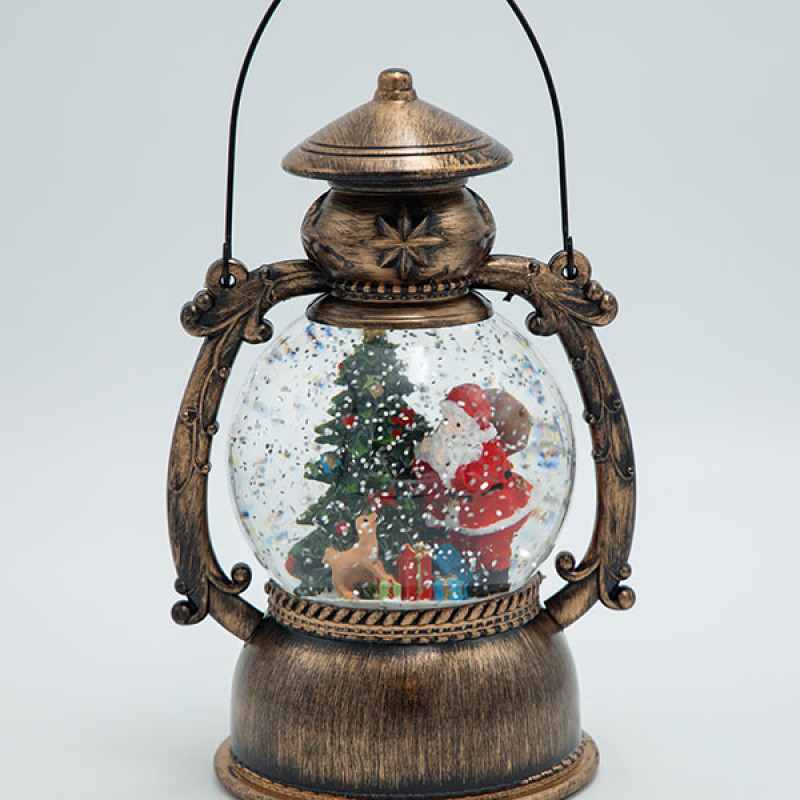 ΦΑΝΑΡΙ ΜΕ ΑΓΙΟ ΒΑΣΙΛΗ, ΜΕ ΝΕΡΟ ΣΤΟ ΕΣΩΤΕΡΙΚΟ, ΦΩΤΙΖΟΜΕΝΟ, ΜΠΑΤΑΡΙΑΣ, TIMER, 14x11x20.50cm