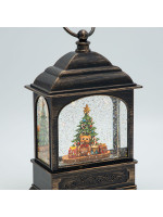 ΦΑΝΑΡΙ ΜΕ ΑΡΚΟΥΔΑΚΙ, ΜΕ ΝΕΡΟ ΣΤΟ ΕΣΩΤΕΡΙΚΟ, ΦΩΤΙΖΟΜΕΝΟ, ΜΠΑΤΑΡΙΑΣ, TIMER, 13.5x7.5x22.5cm