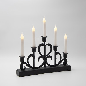 ΜΕΤΑΛΛΙΚΟ ΚΗΡΟΠΗΓΙΟ, ΜΑΥΡΟ, ΤΙΜΕR, ΜΠΑΤΑΡΙΑΣ, 32x5.5x30.5cm