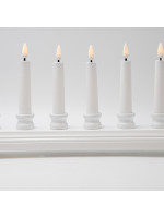 ΞΥΛΙΝΟ ΚΗΡΟΠΗΓΙΟ, ΑΨΙΔΑ, ΛΕΥΚΟ, TIMER, ΜΠΑΤΑΡΙΑΣ, 39x5.5x18cm