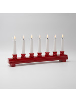 ΞΥΛΙΝΟ ΚΗΡΟΠΗΓΙΟ, ΑΨΙΔΑ, ΚΟΚΚΙΝΟ, TIMER, ΜΠΑΤΑΡΙΑΣ, 39x5.5x18cm