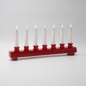 ΞΥΛΙΝΟ ΚΗΡΟΠΗΓΙΟ, ΑΨΙΔΑ, ΚΟΚΚΙΝΟ, TIMER, ΜΠΑΤΑΡΙΑΣ, 39x5.5x18cm