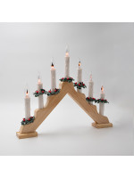 ΞΥΛΙΝΟ ΚΗΡΟΠΗΓΙΟ, ΓΕΦΥΡΑ, ΓΗΙΝΟ ΚΑΦΕ, ΜΕ ΜΕΤΑΣΧΗΜΑΤΙΣΤΗ, 40x4.8x33.8cm