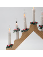 ΞΥΛΙΝΟ ΚΗΡΟΠΗΓΙΟ, ΓΕΦΥΡΑ, ΓΗΙΝΟ ΚΑΦΕ, ΜΕ ΜΕΤΑΣΧΗΜΑΤΙΣΤΗ, 40x4.8x33.8cm